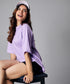 Oversize Light Purple Tshirt